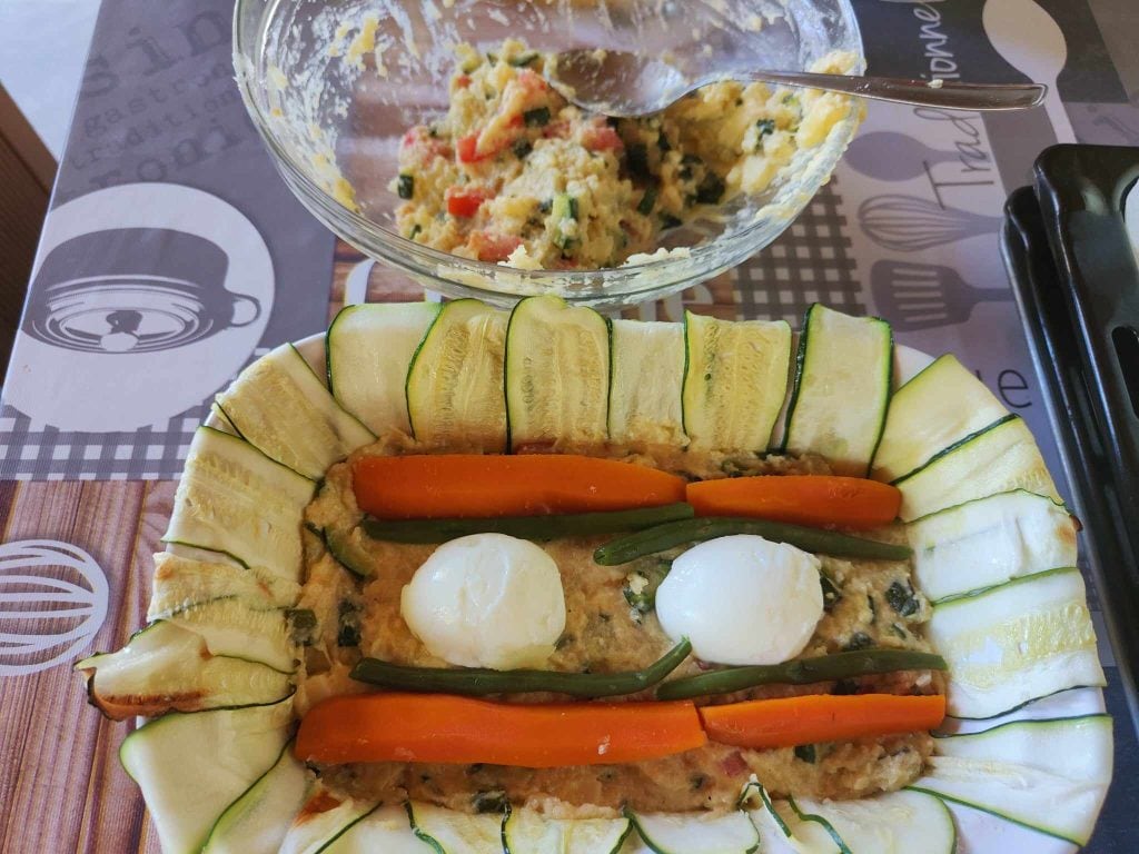 Rocambole de abobrinha