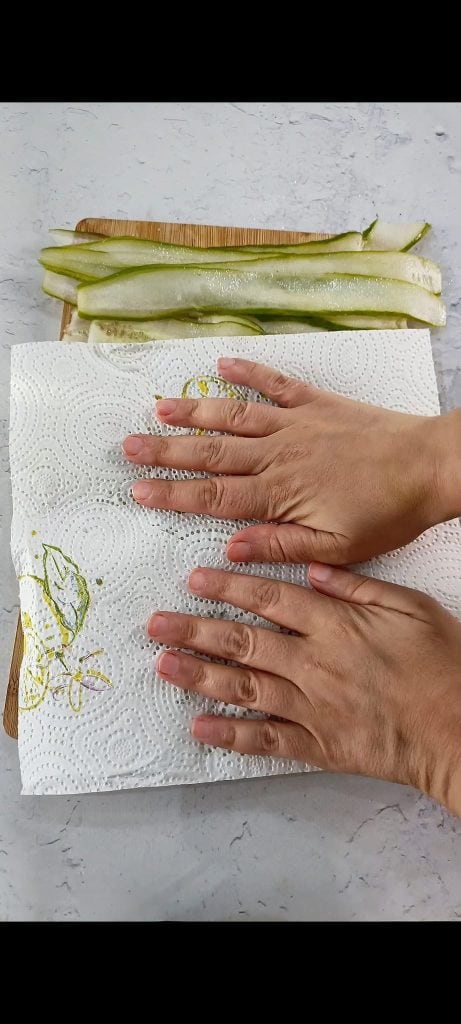 Secamos com papel toalha