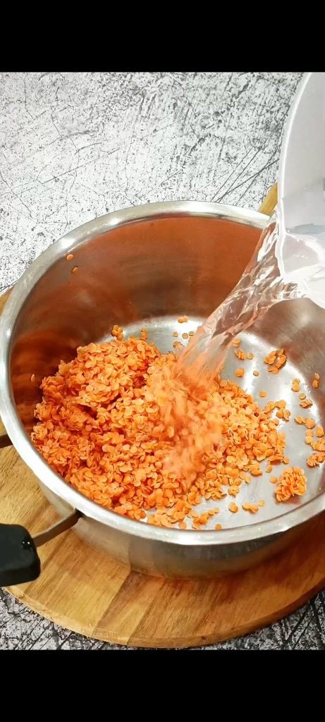 Cozinhamos em água