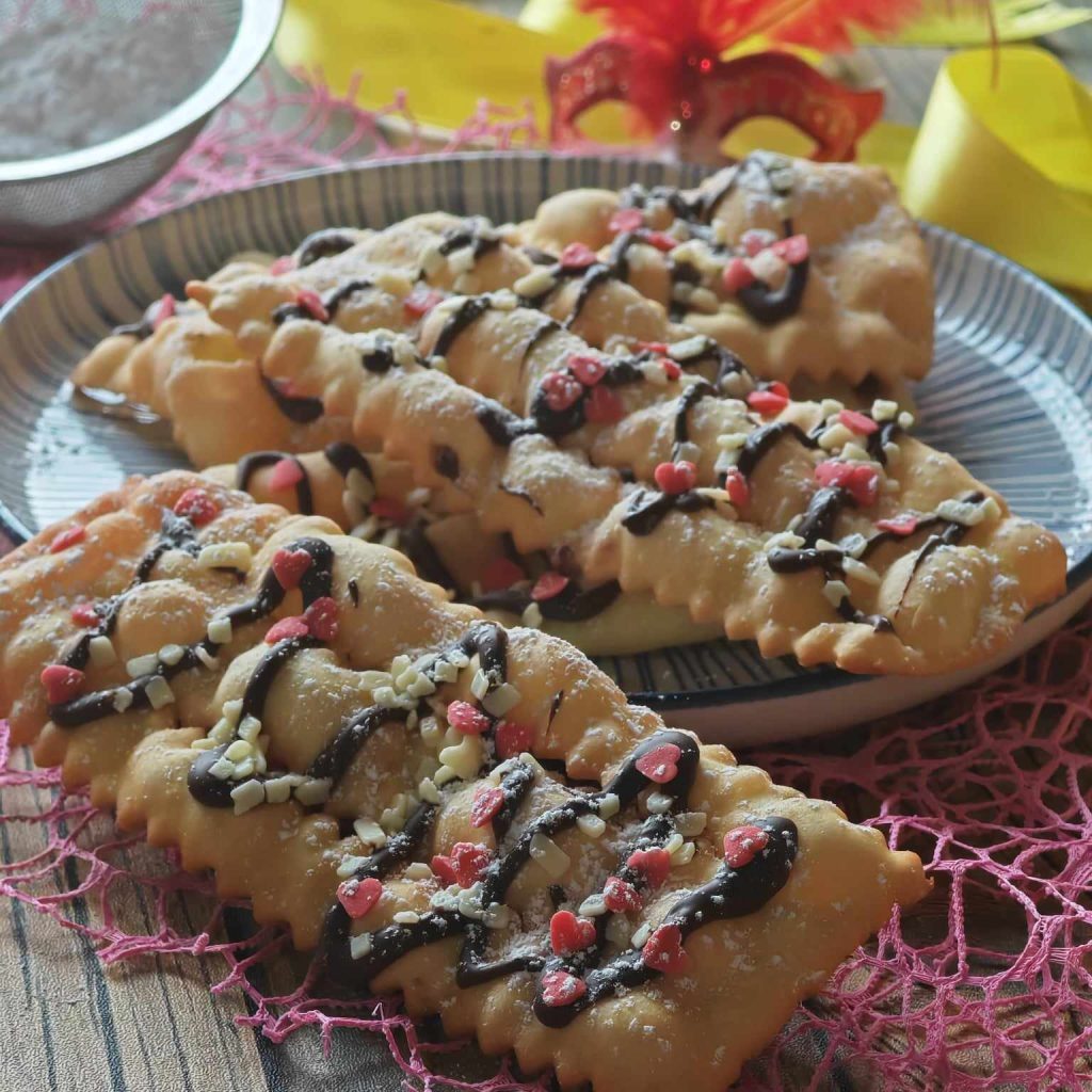 Chiacchere de chocolate