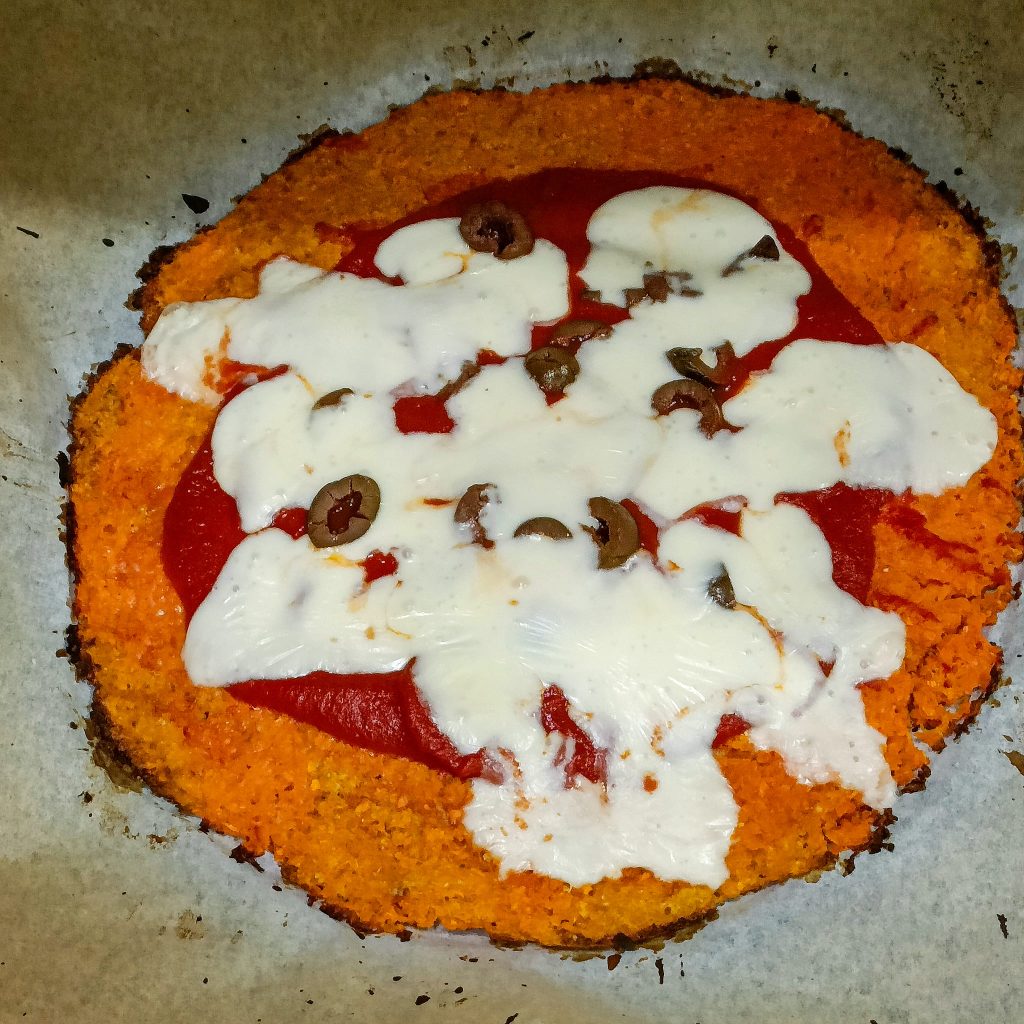 Pizza de cenoura