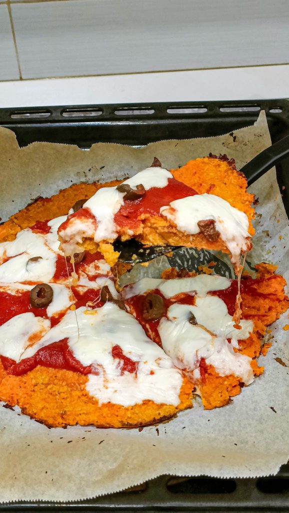 Pizza de cenoura