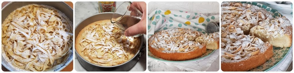 torta salgada de alho-poró batatas e speck