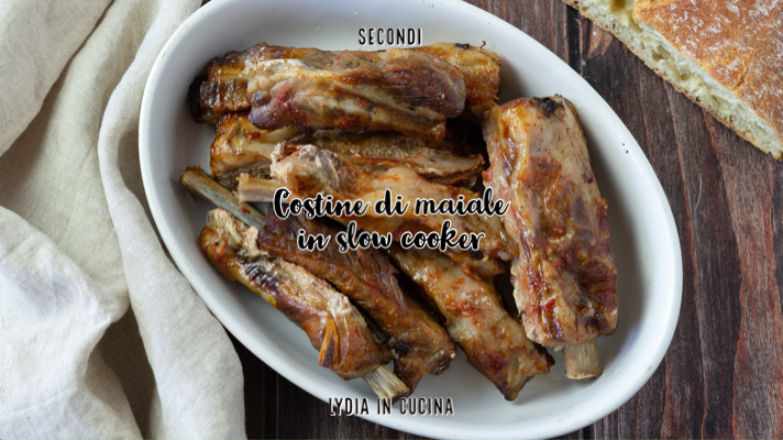 Costelas de porco na slow cooker