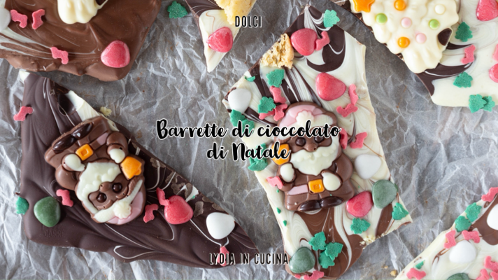 Barras de chocolate caseiras para o Natal, ideia de presente para as festas