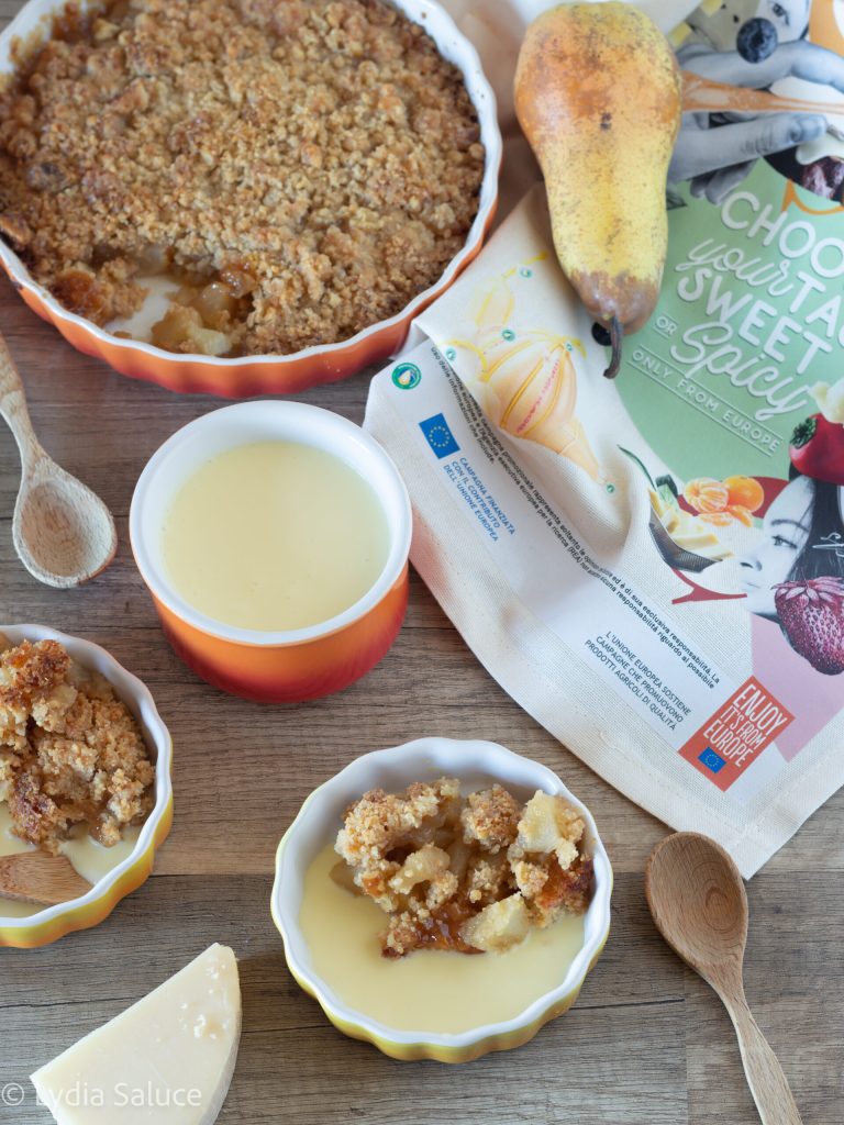 crumble de peras