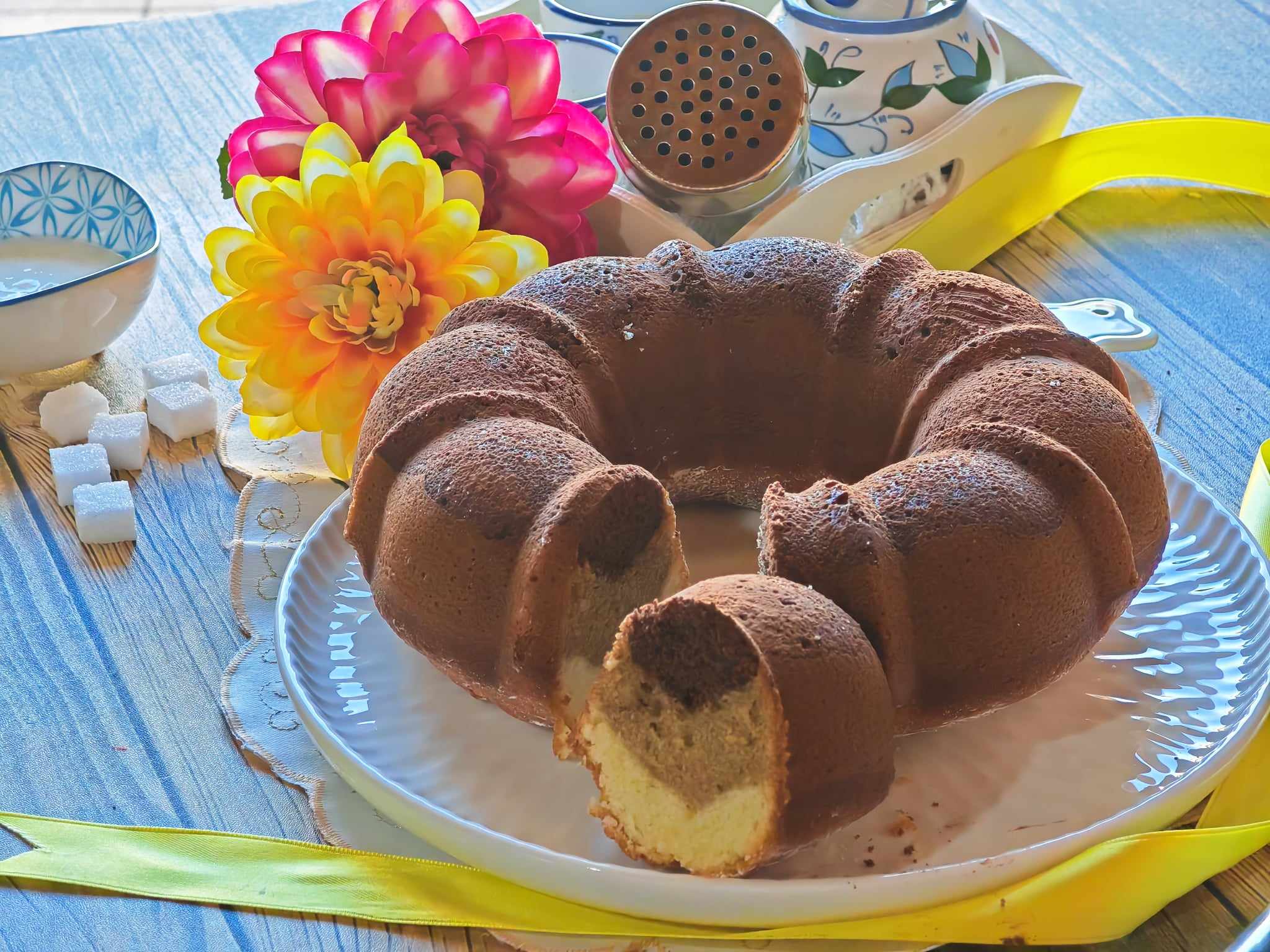 Bolo de Três Sabores