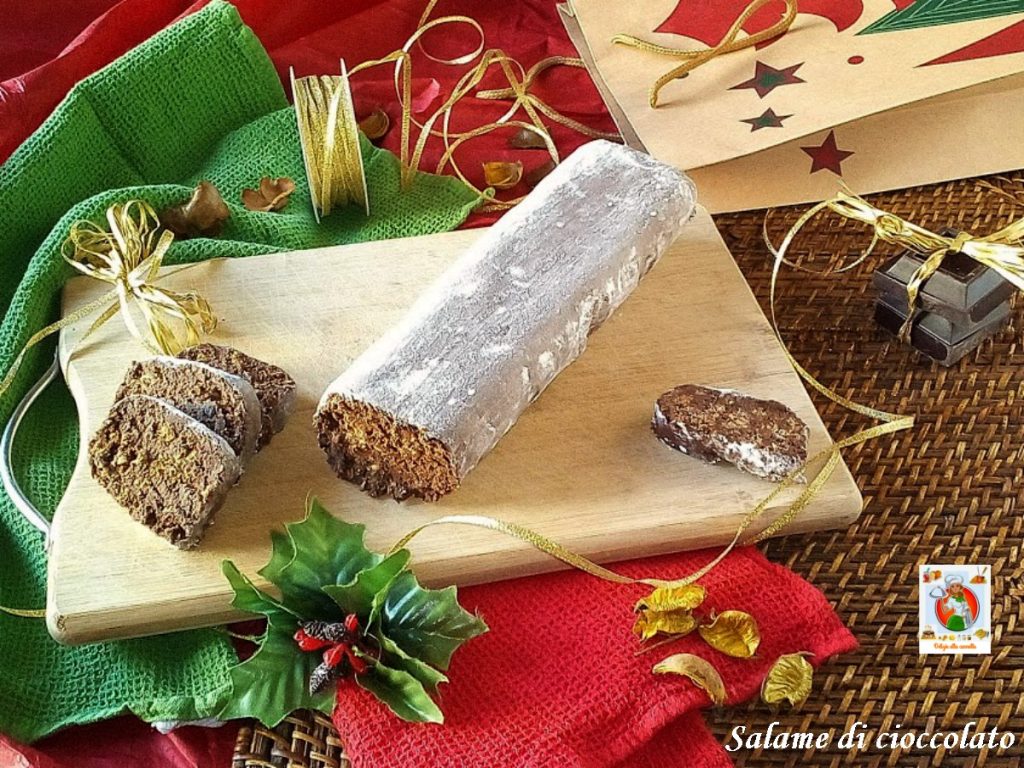 salame de chocolate horizontal