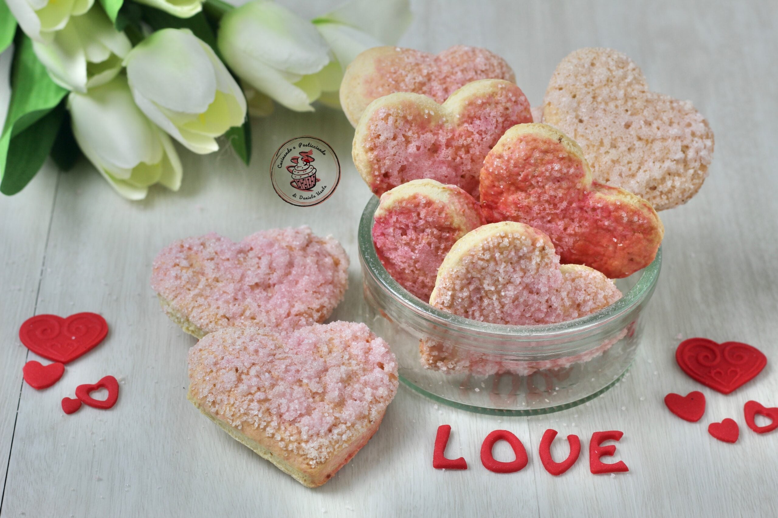 Biscoitos de coração, perfeitos para o Dia dos Namorados derretem na boca