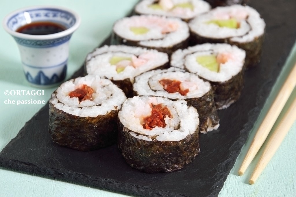Sushi feito em casa rápido