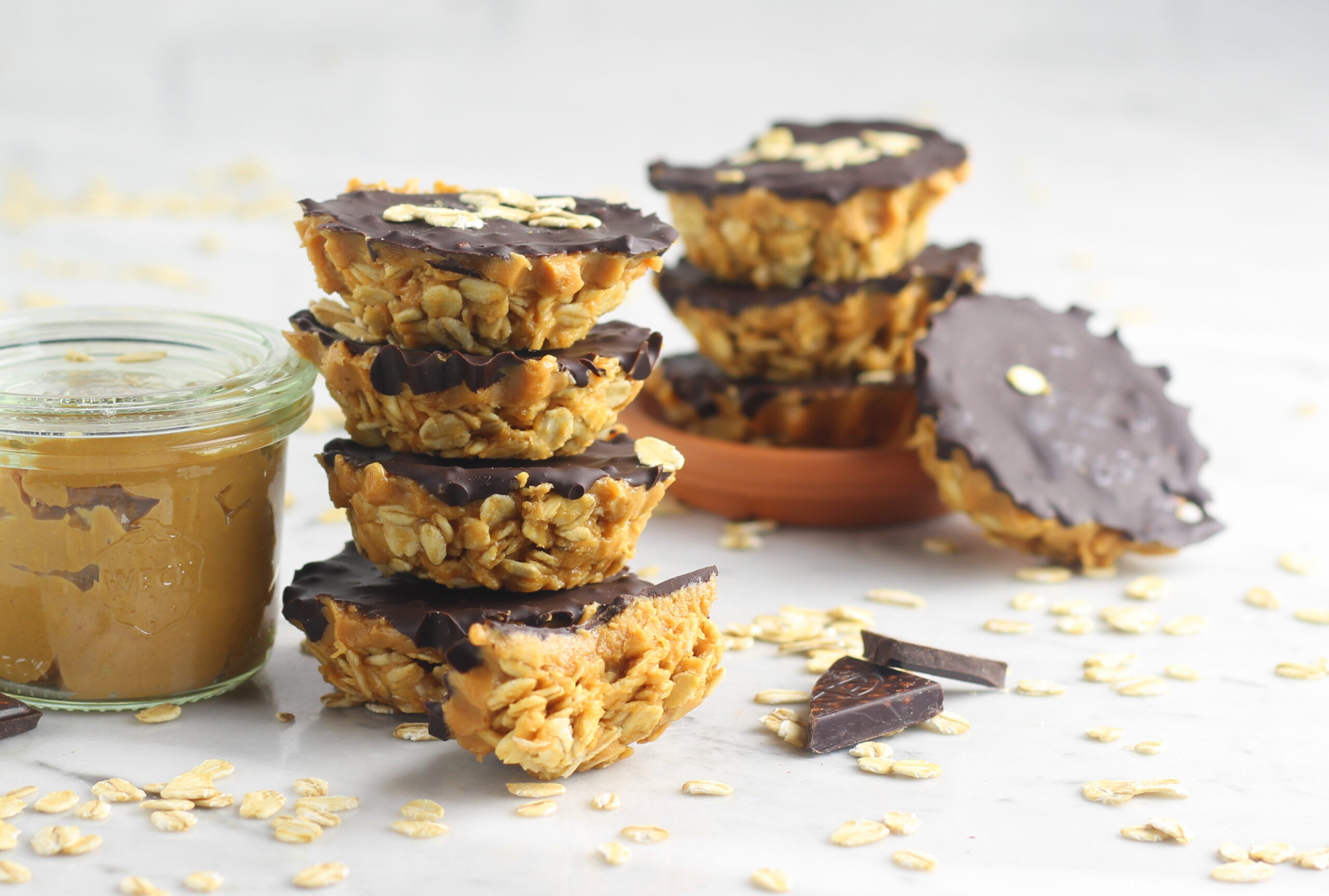 Docinhos de aveia e chocolate