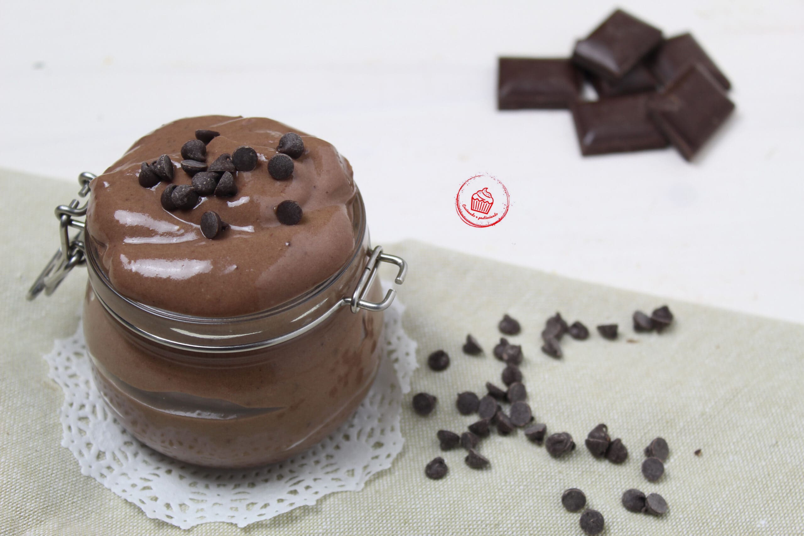 Creme de confeiteiro de chocolate