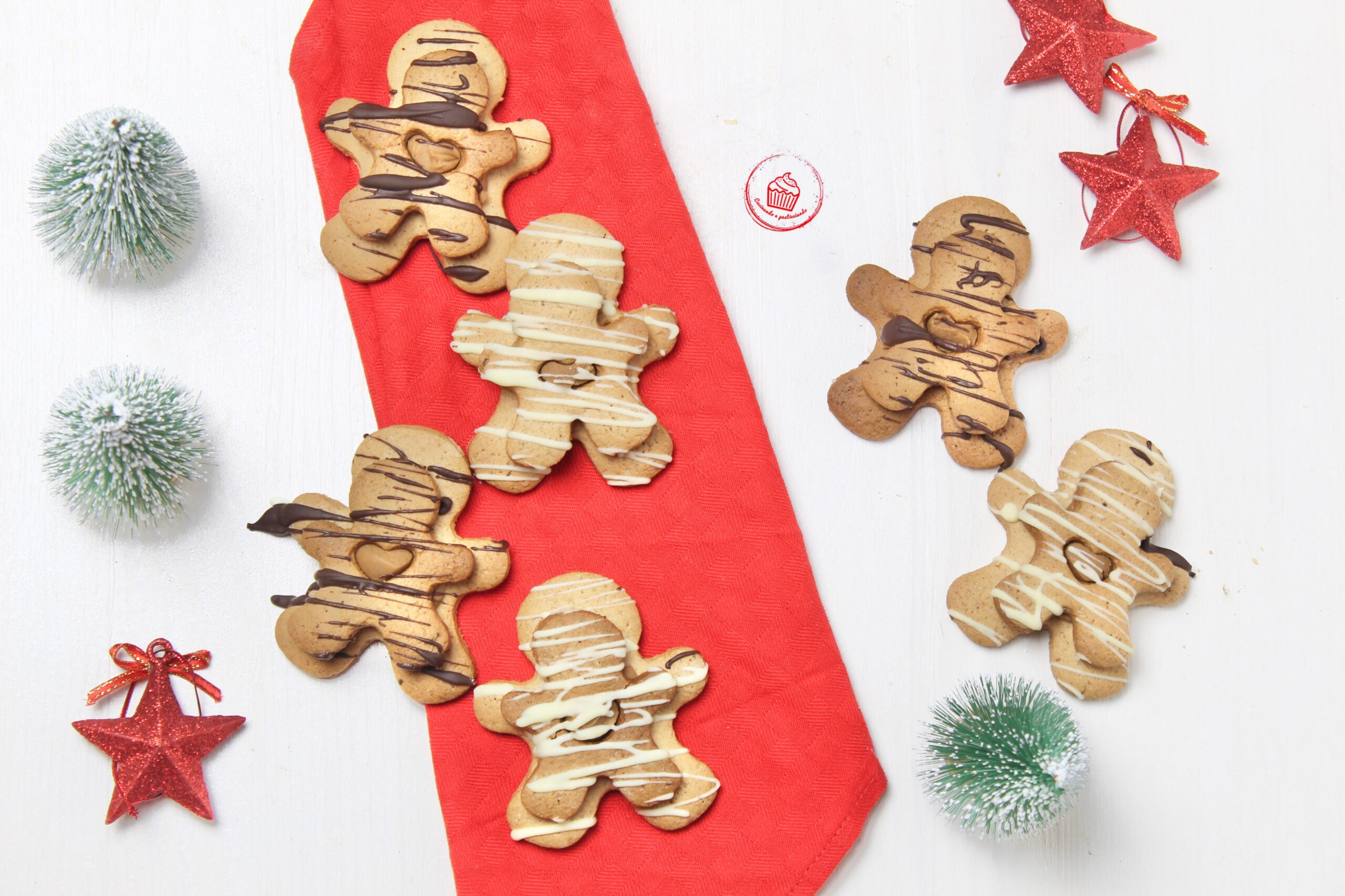 Biscoitos especiados com creme Speculoos