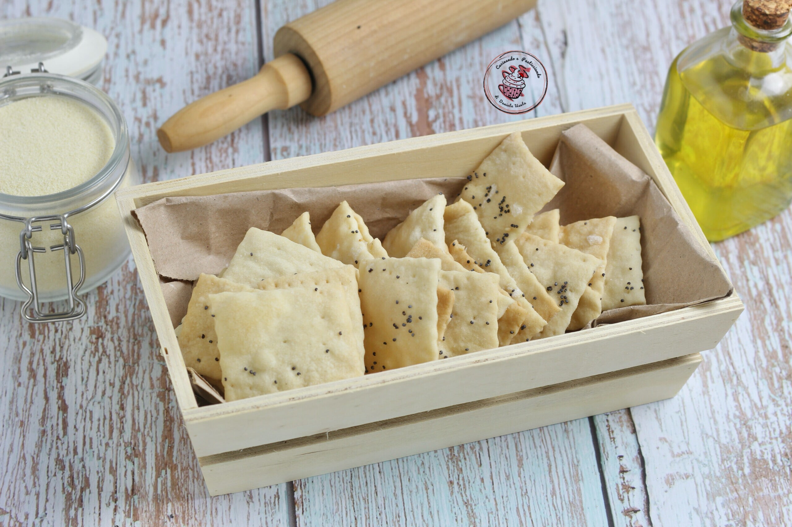 Biscoitos de Sementes com Excesso de Fermento Natural
