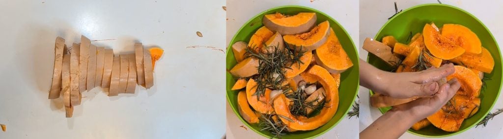 Receita de abóbora assada com casca fácil e rápida