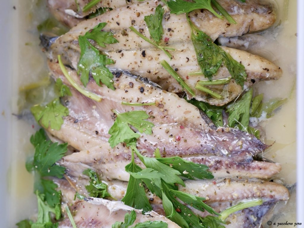 Anchovas no forno com vinagre tão boas quanto marinadas