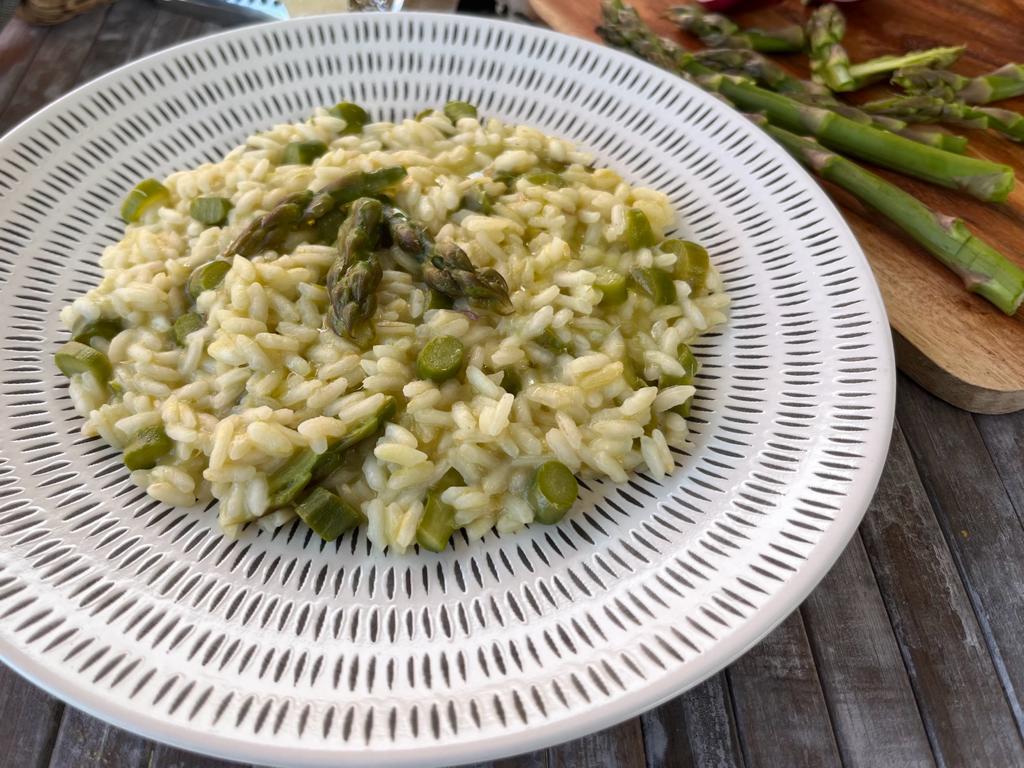 Risoto de aspargos