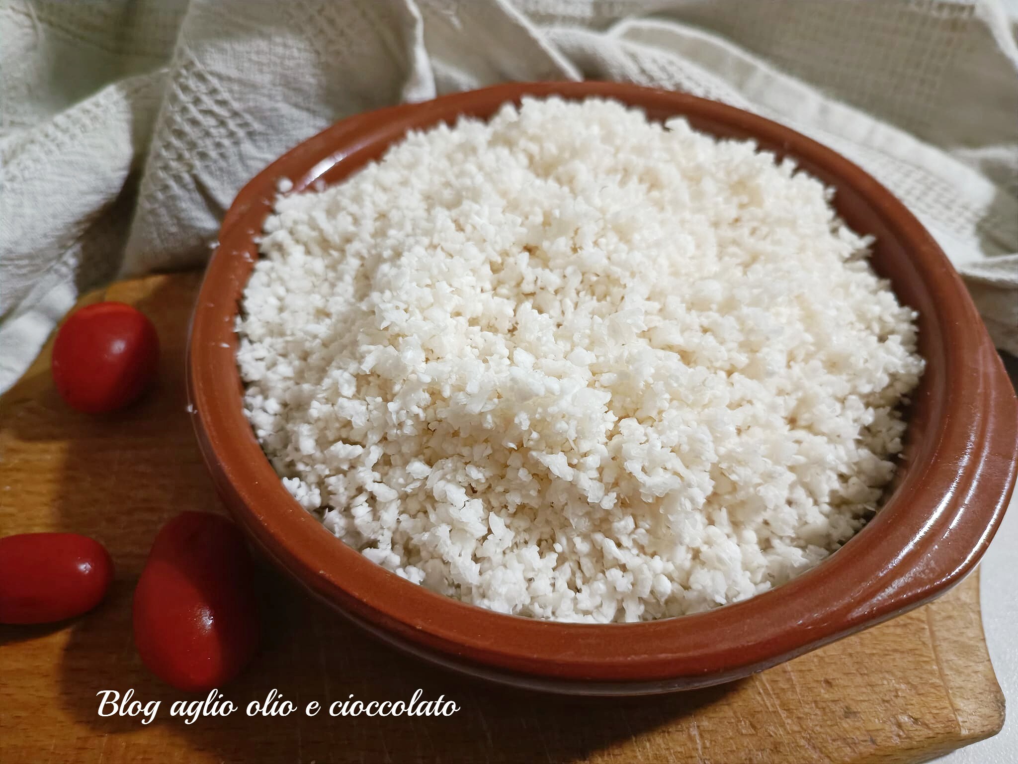 ARROZ FALSO RECEITA CETOGÊNICA
