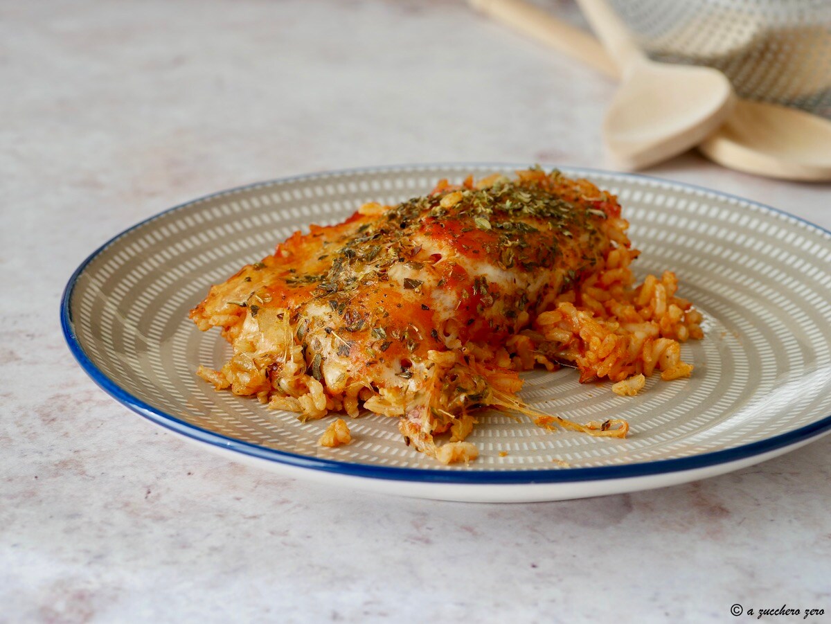 Arroz integral à pizzaiola [arroz desamidado]