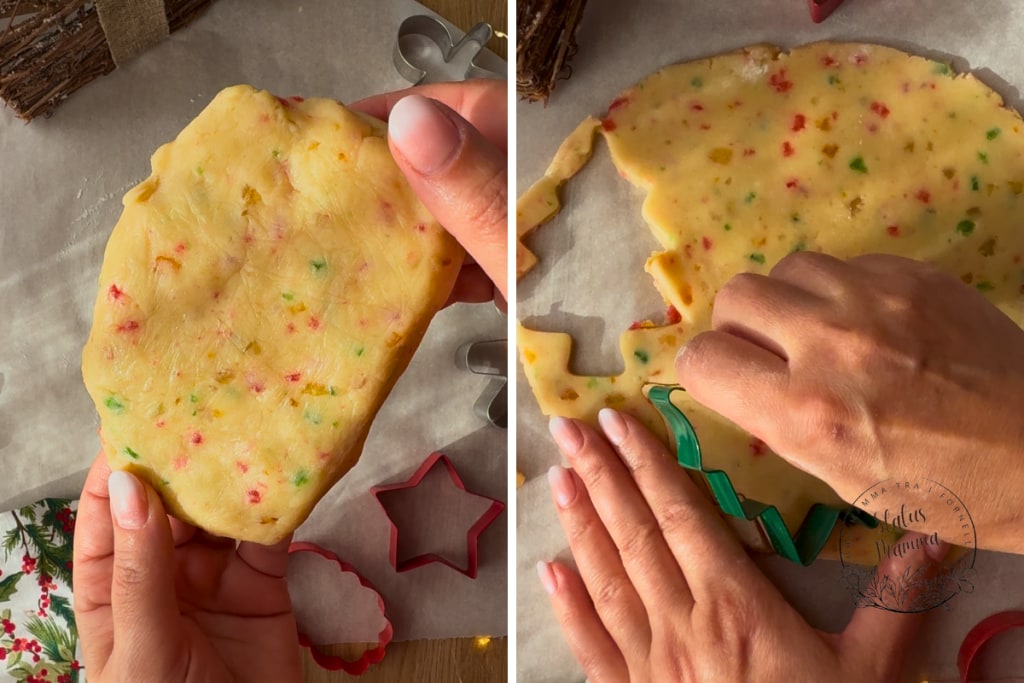 Como Preparar Biscoitos Árvore de Natal com Salada de Frutas Cristalizada