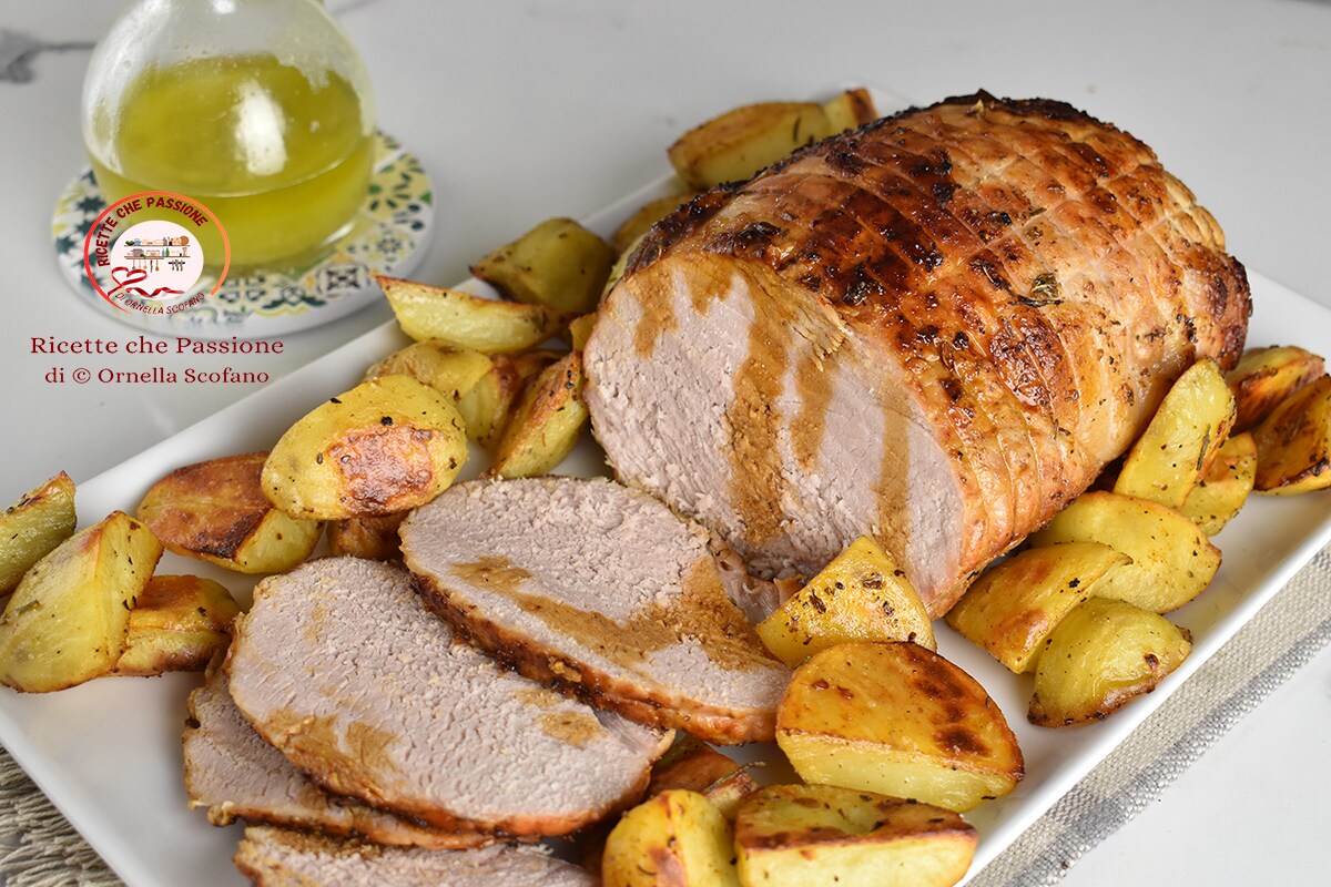 Assado de paleta de porco ao forno perfeito para o Natal