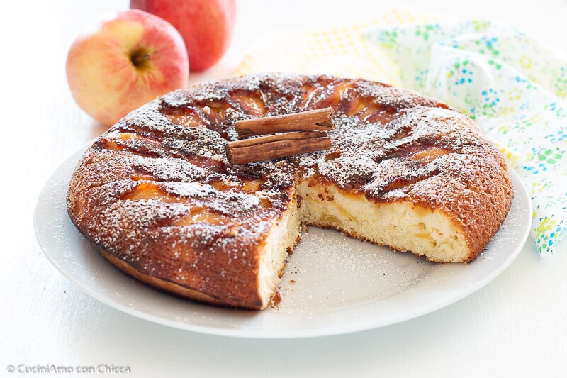 BOLO DE MAÇÃ NA FRIGIDEIRA