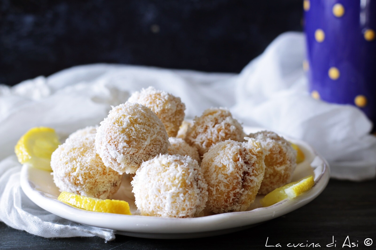 BACETINHOS DE COCO E LIMÃO rápidos e fáceis