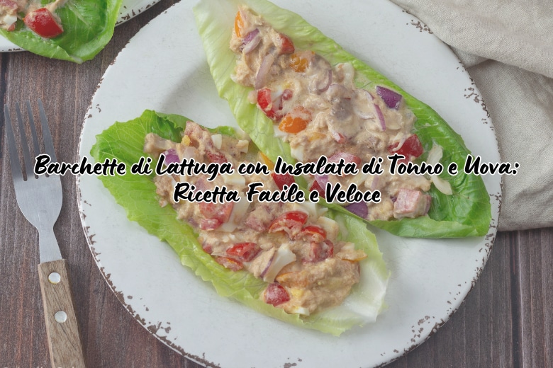 Barquinhos de Alface com Salada de Atum e Ovos Receita Fácil e Rápida