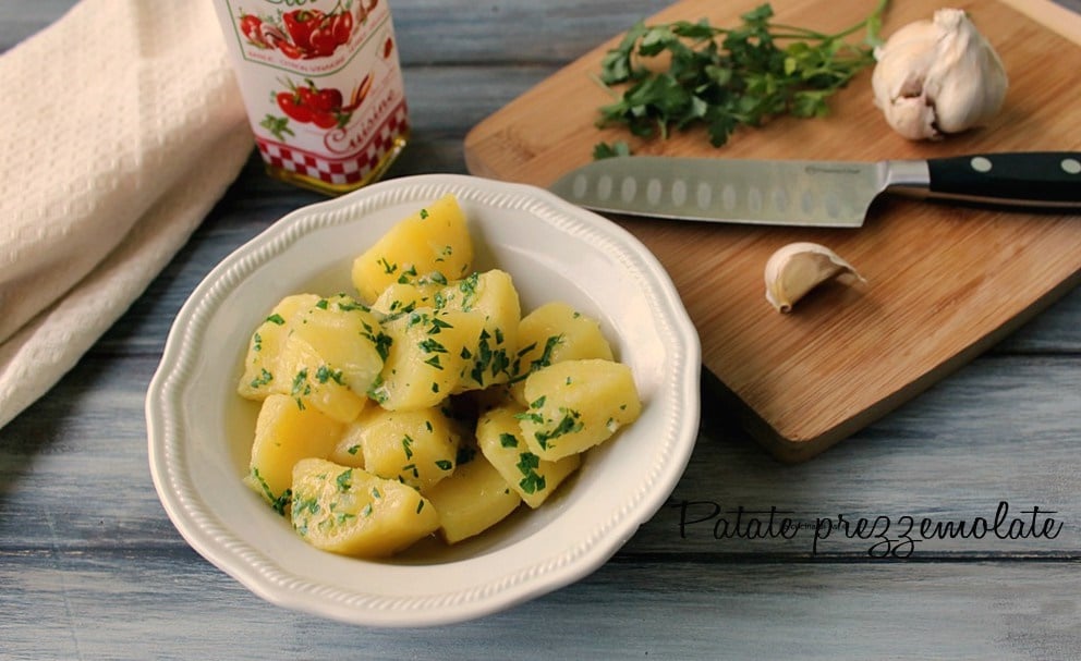 Batatas com salsa