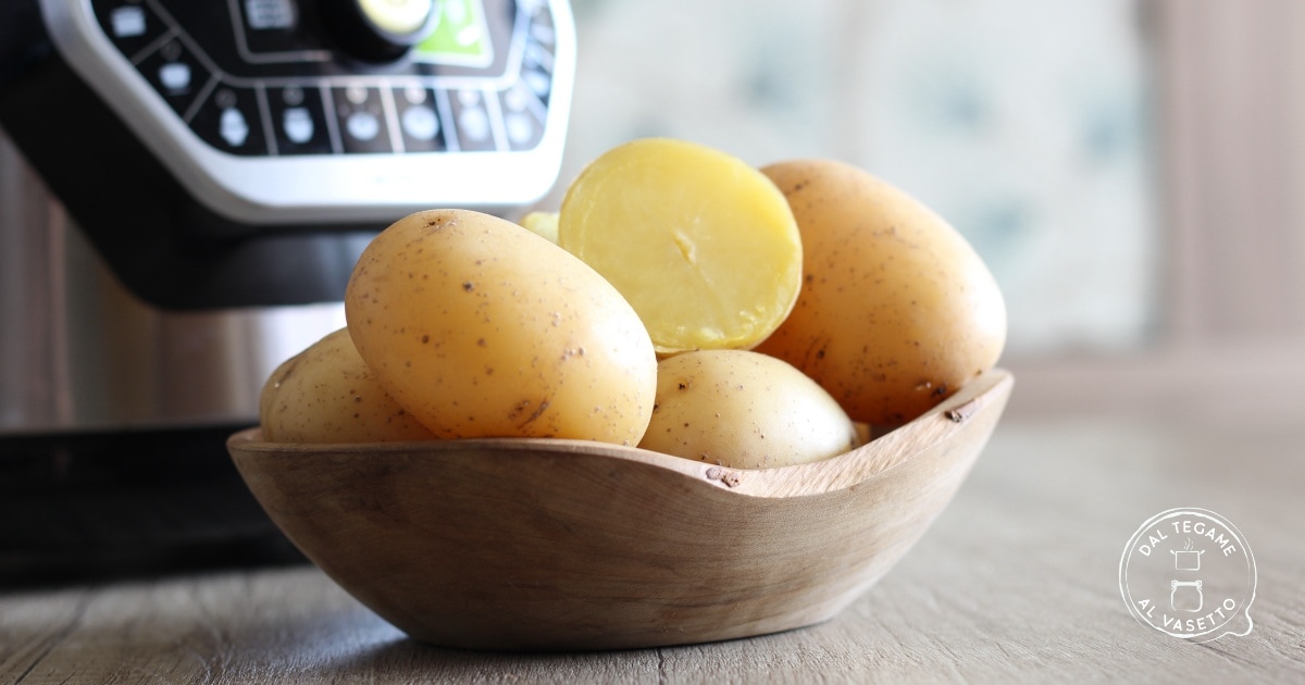Batatas cozidas na instant pot