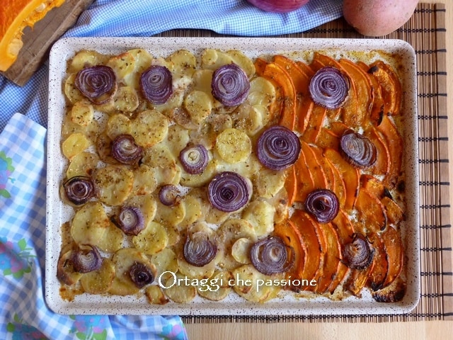 Batatas e abóbora no forno, Ortaggi que passione por Sara