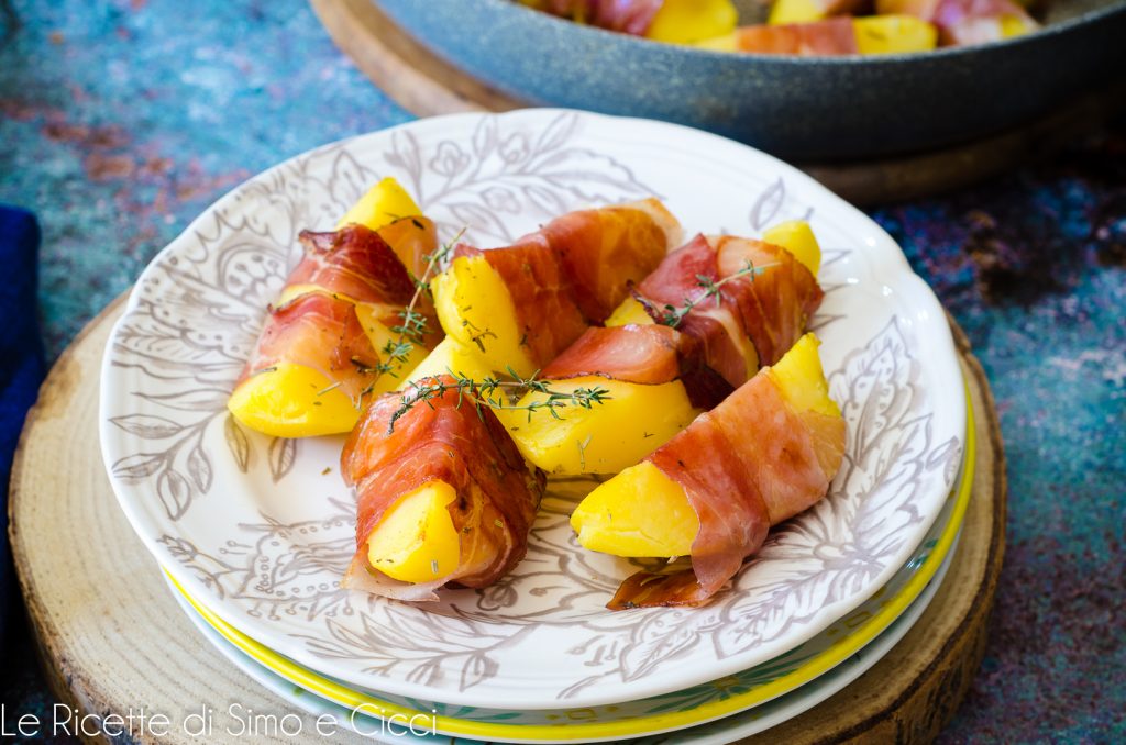 Gomos de batata com speck