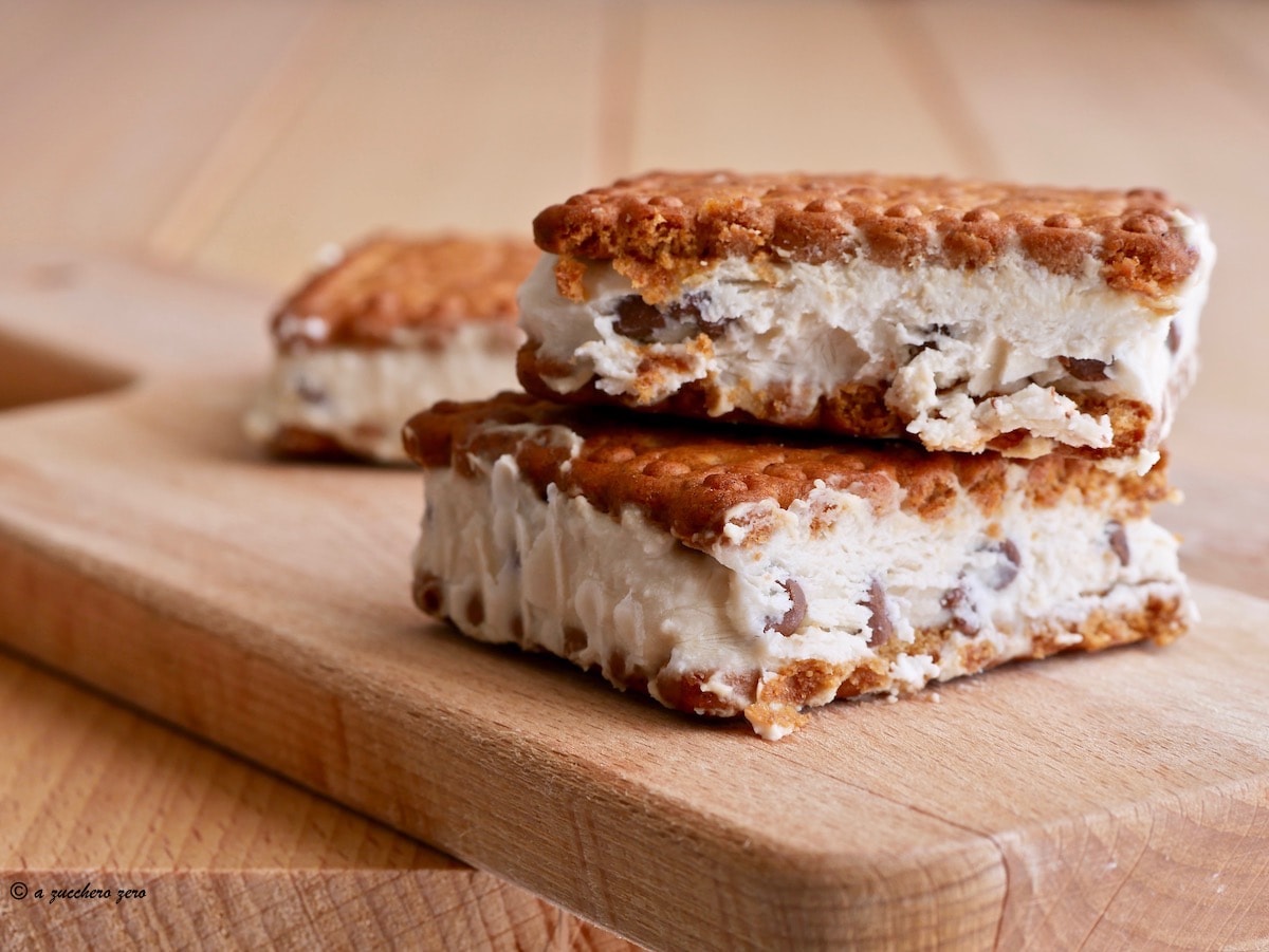 Biscoito gelado light feito em casa