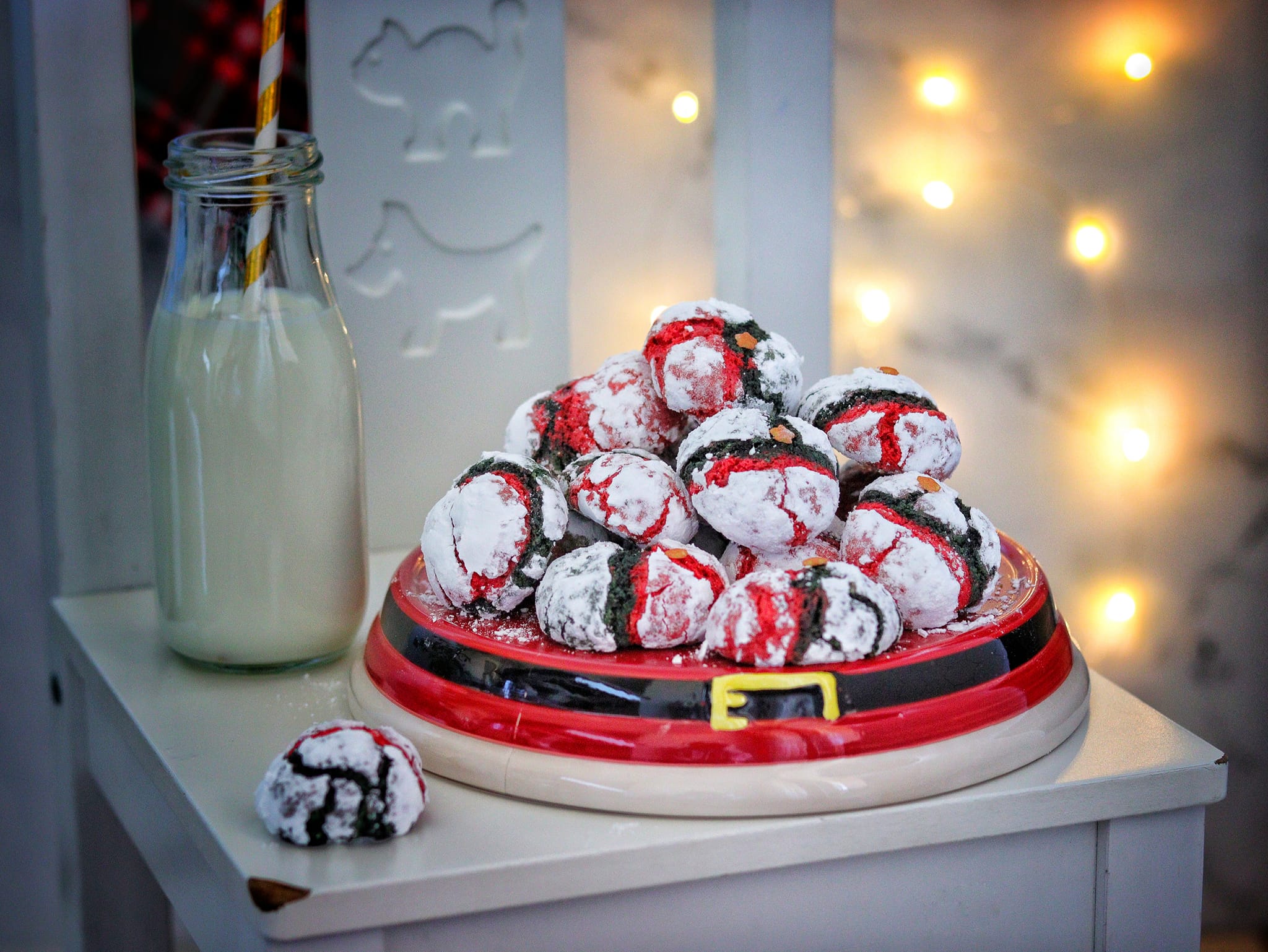 Biscoitos Christmas crinkle