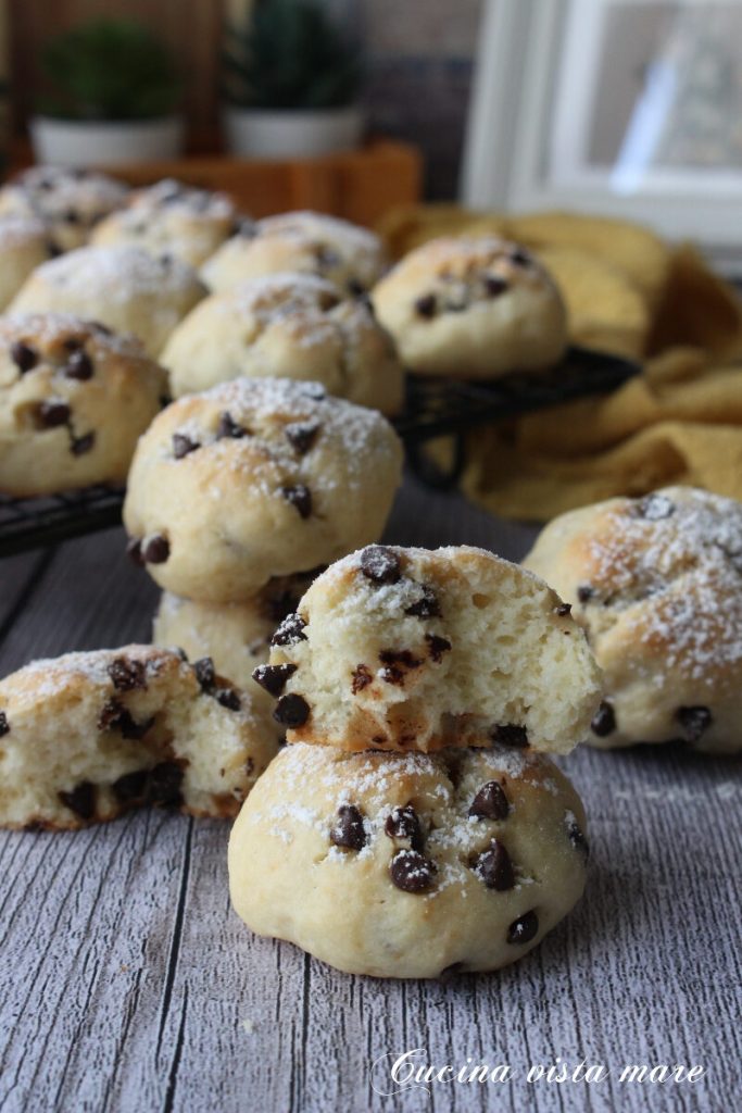 Biscoitos com iogurte grego Cozinha vista mar