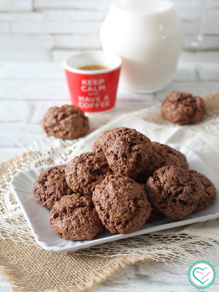 receita Biscoitos de cacau para café da manhã