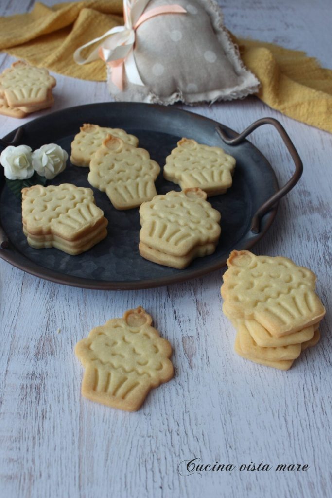 Biscoitos estampados de baunilha Cozinha vista mar