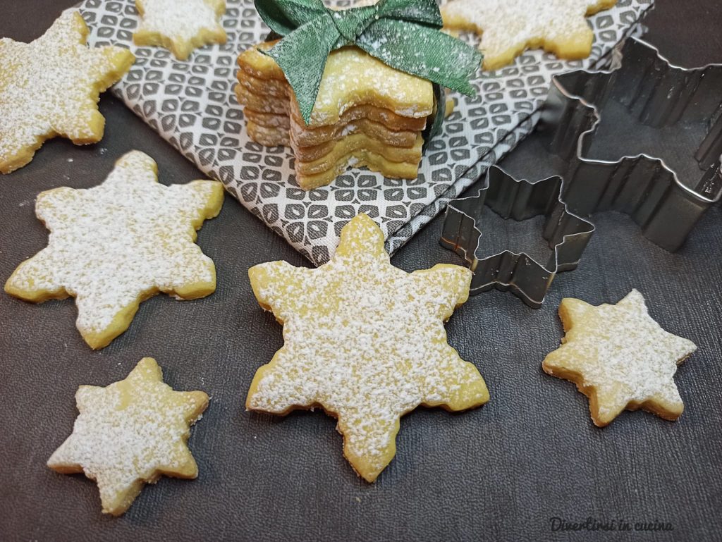 Biscoitos flocos de neve