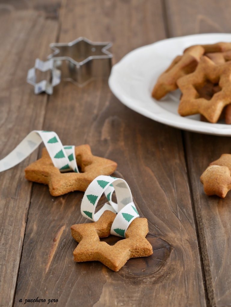 Biscoitos integrais com gengibre e canela sem manteiga leite e ovos