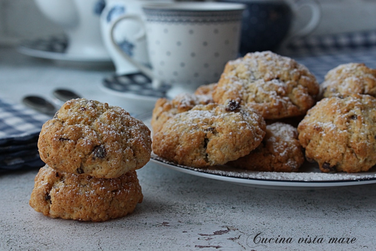 Biscoitos na fritadeira a ar