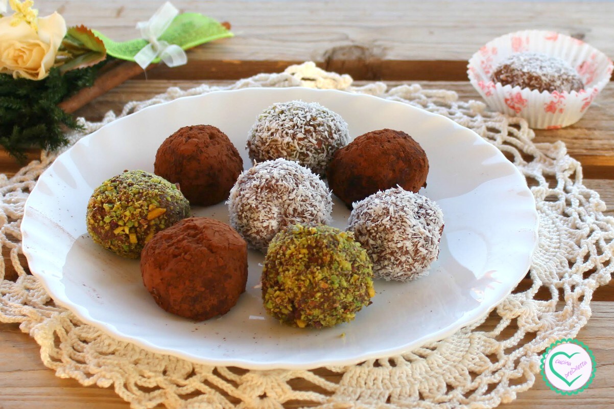 Bolinhas de chocolate e mascarpone