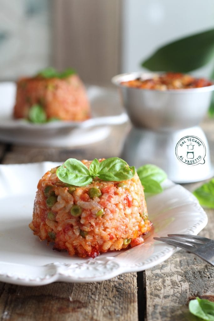 Bolinho de arroz na fritadeira a ar