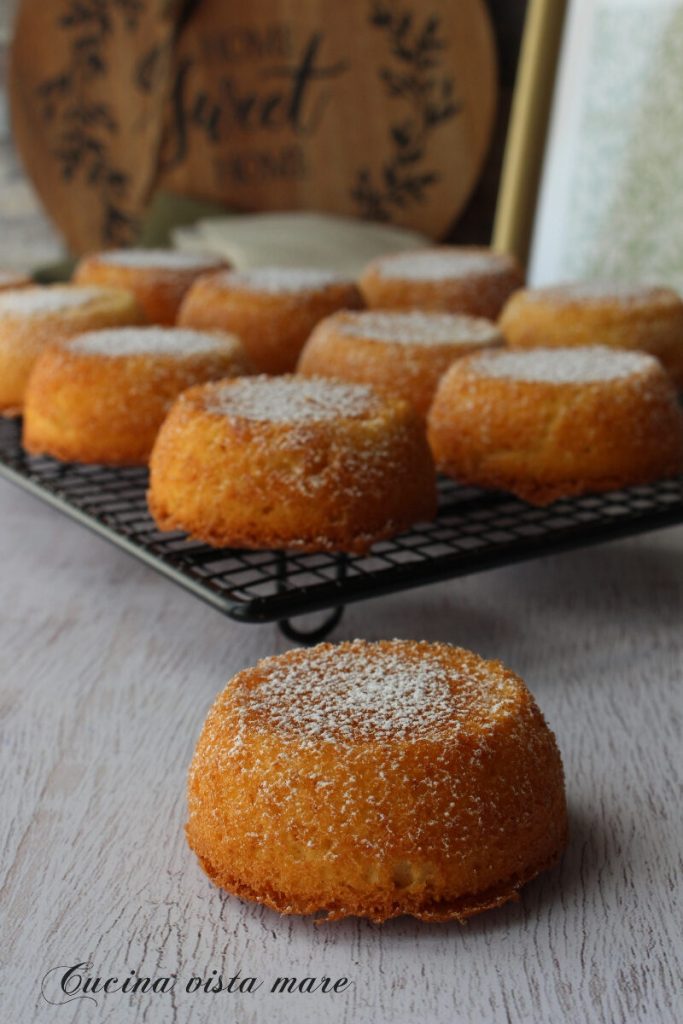 Bolinho de leite quente Cozinha vista mar