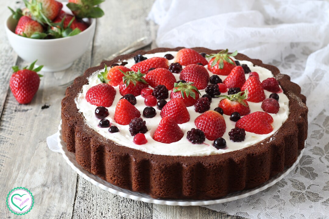 Bolo Mary Ann com creme de mascarpone