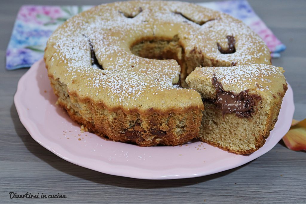 Bolo de café com Nutella