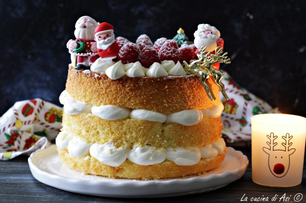 Bolo chiffon natalino
