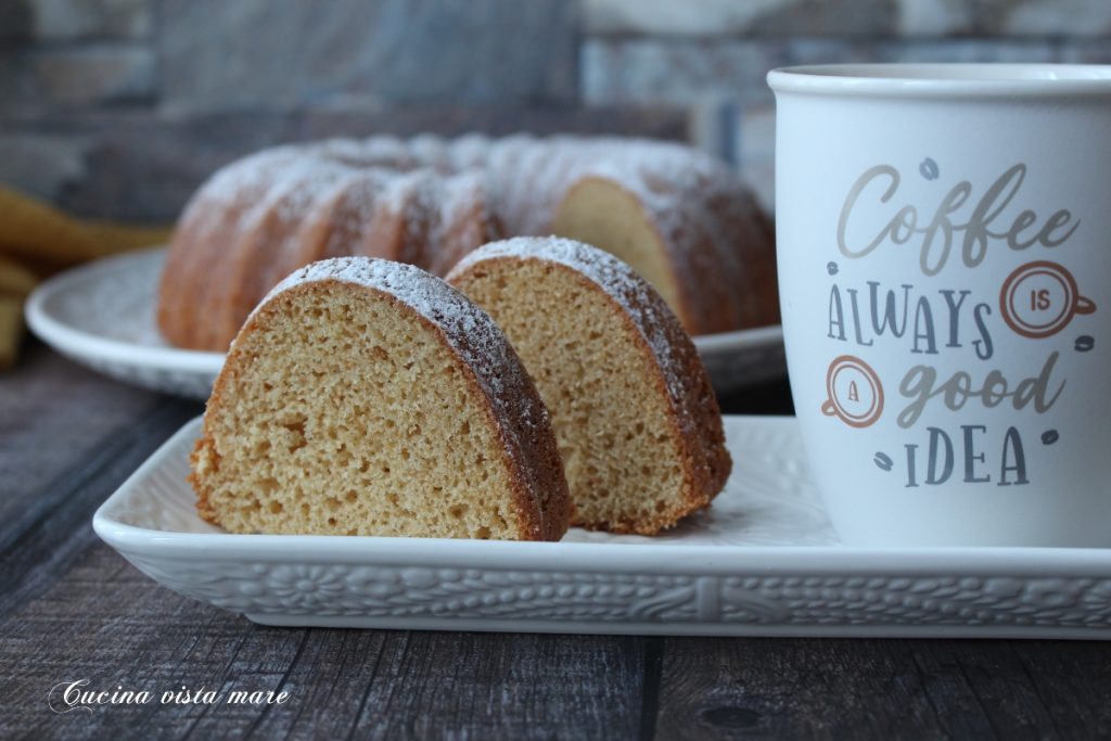 Bolo de creme de leite e speculoos Cozinha vista para o mar
