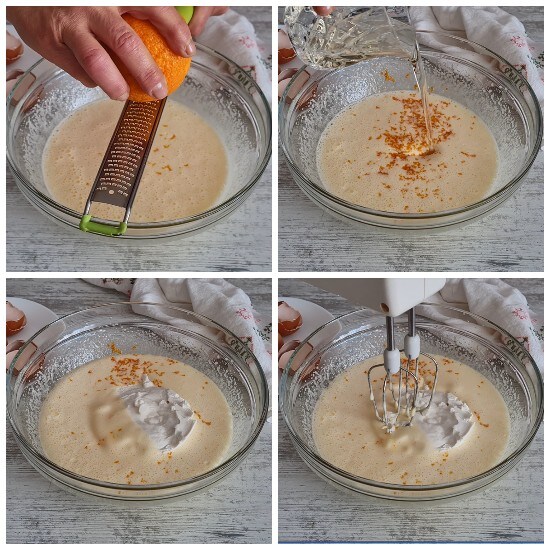 adicione as raspas de laranja, o óleo e a ricota