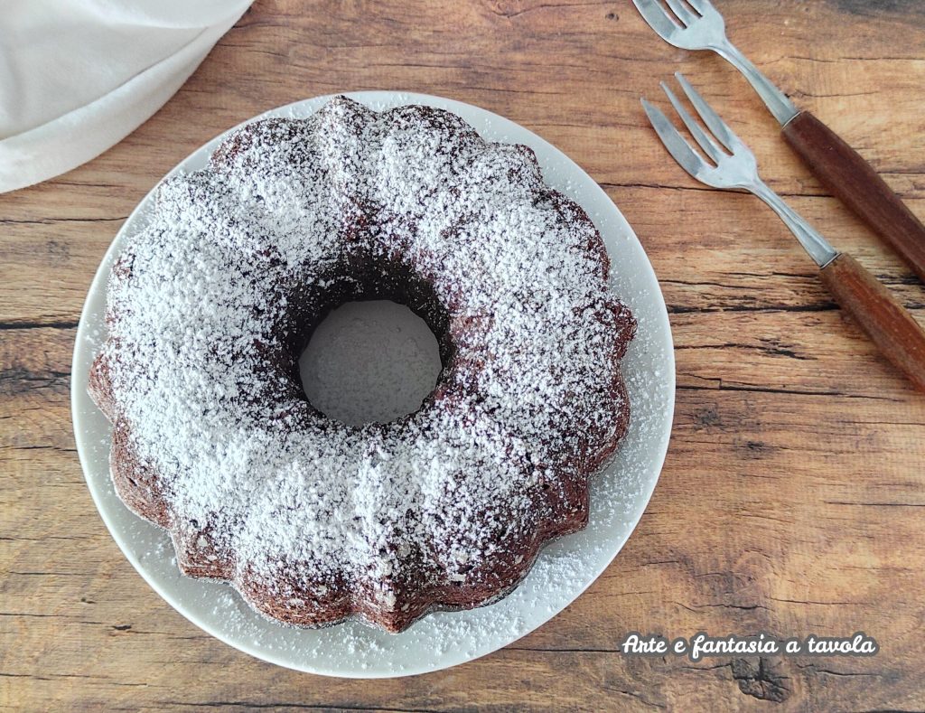 Bolo de água com cacau