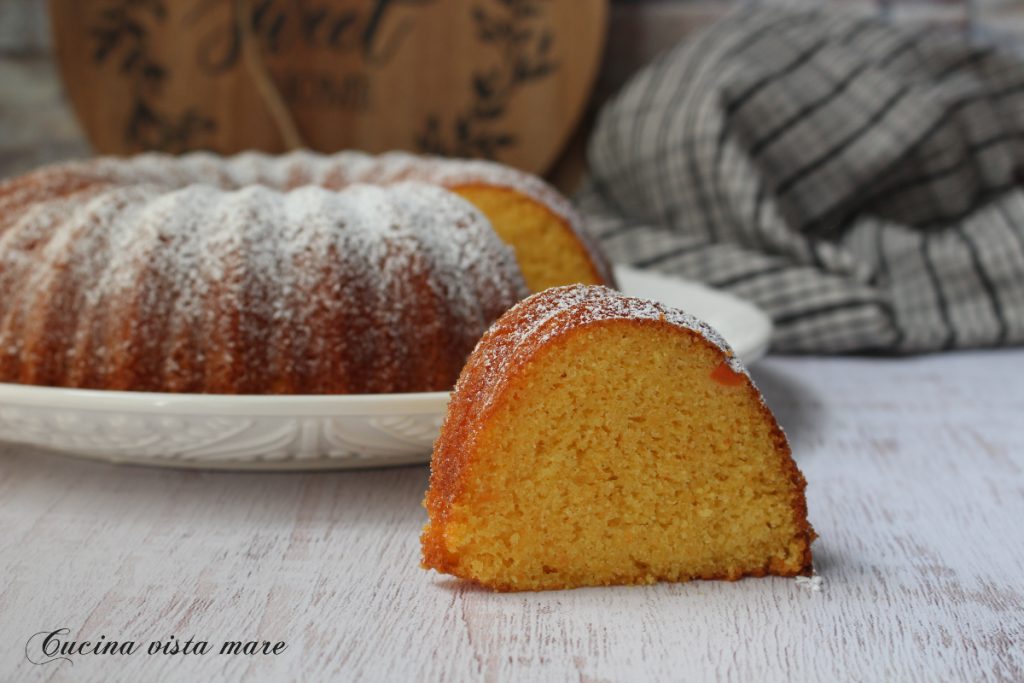 Bolo de Cenoura Cozinha vista mar